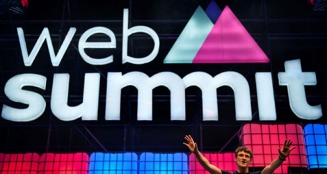 Paddy Cosgrave, l'organisateur du Web Summit, lors de l'édition précédente, le 7 novembre 2016