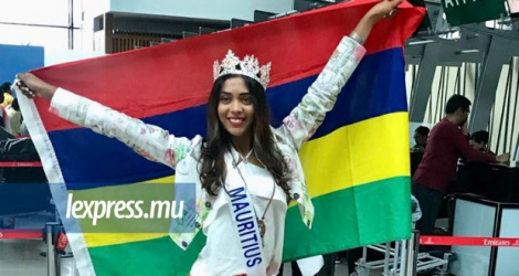 Aylasha Ramrachia s’est envolée pour les Philippines, jeudi 9 novembre, pour participer à la finale du concours, qui se tiendra le 29 novembre.