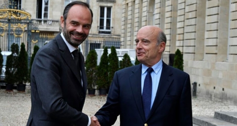 Edouard Philippe reçu par Alain Juppé à Bordeaux le 20 octobre 2017