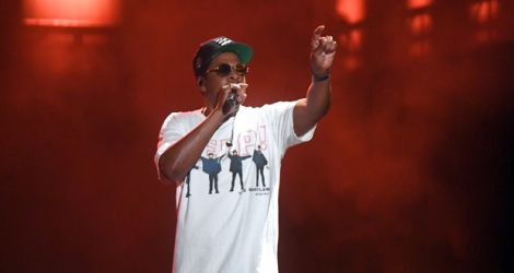 Jay-Z se classe en tête sur l'ensemble des catégories, avec huit nominations. © ANGELA WEISS / AFP