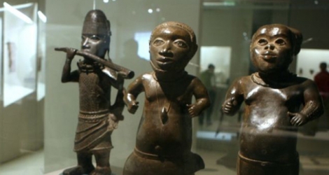 Des statues provenant du Bénin exposées au musée du quai Branly à Paris
