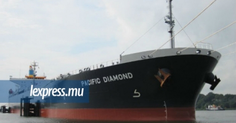 L’injonction qui pesait sur le tanker «Pacific Diamond» a été levée ce 11 décembre 2017.