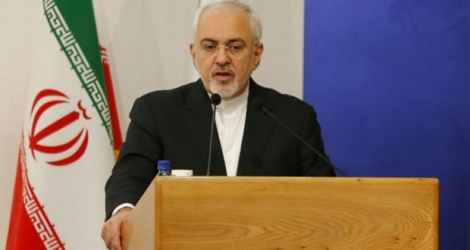 Le minsitre Iranien des Affaires étrangères, Javad Zarif, le 8 janvier 2018 à Téhéran