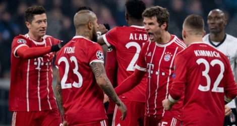 Le Bayern Munich, porté par Thomas Müller et Robert Lewandowski a dominé le Besiktas en Ligue des champions à l'Allianz Arena, le 20 février 2018.
