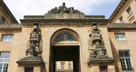 Vue de l'entrée du Tribunal de Grande Instance de Metz prise le 05 juin 2007.