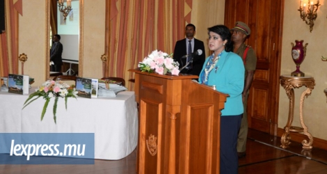 Ameenah Gurib-Fakim a procédé au lancement de son livre intitulé, Du Réduit à la State House, ce mercredi 7 mars.