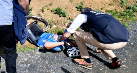 Le Belge Michael Goolaerts retrouvé inanimé pendant la course de Paris-Roubaix le 8 avril 2018 est décédé à l'hôpital de Lille.