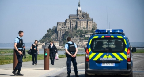 Le Mont-Saint-Michel a du être évacué et fermé aux touristes le 22 avril 2018 par la gendarmerie 