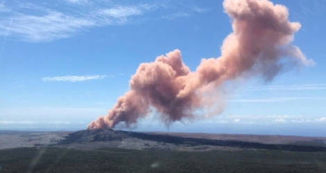Le volcan hawaïen Kilauea, le 3 mai 2018 