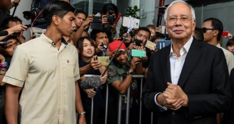 L'ex-Premier ministre malaisien Najib Razak Putrajaya, en Malaisie, le 24 mai 2018 