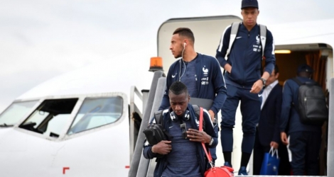 L'équipe de France de football a atterri à Moscou le 10 juin 2018