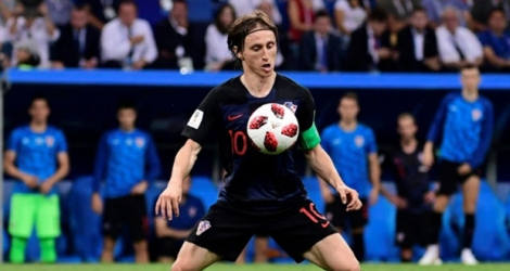 Le milieu croate Luka Modric lors du quart de finale face aux Russes, à Sotchi, le 7 juillet 2018.