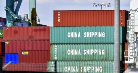 Des conteneurs chinois dans le port de Long Beach, en Californie, le 6 juillet 2018 