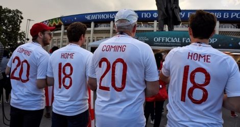 Hymne non officiel de l'équipe de football d'Angleterre, était vendredi en tête du hit parade britannique.