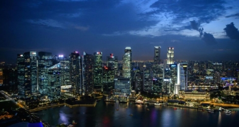 Vue générale de Singapour, le 13 juin 2018 