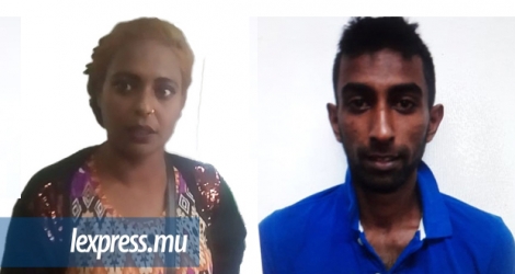 Omar Mohammad Khudarrun et Faewa Bibi Rawa ont été arrêtés par la CID de Port-Louis Nord, jeudi. 