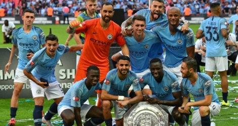 Le Community Shield pour Manchester City vainqueur de Chelsea à Wembley, le 5 août 2018.