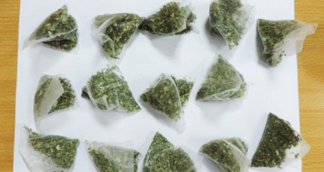 21,64 g de feuilles de cannabis ainsi qu’une crème à base de cannais ont été trouvés dans ses bagages.