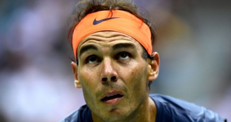 L'Espagnol Rafael Nadal face à l'Argentin Juan Martin Del Potro en demi-finales de l'US Open, le 7 septembre 2018 à New York