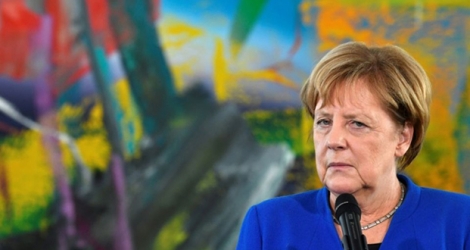 La Chancelière allemande Angela Merkel, le 11 octobre 2018 à Berlin