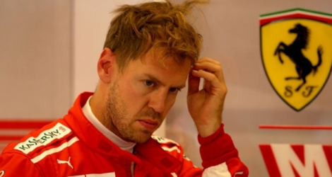 L'Allemand Sebastian Vettel lors des essais libres du GP des Etats-Unis le 19 octobre 2018.