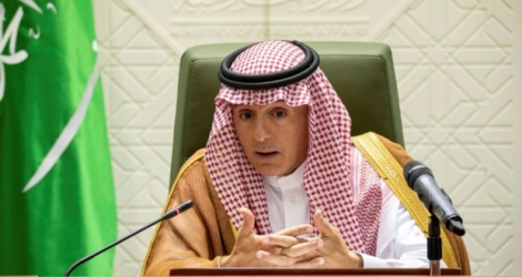 Le ministre saoudien des affaires étrangères Adel al-Jubeir à Riyad le 8 août 2018.