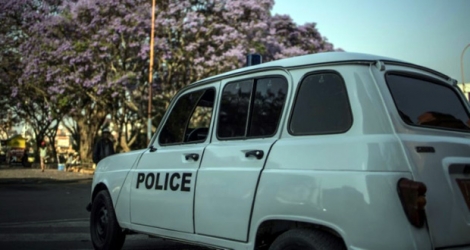 Une Renault 4L de la police, à Antananarivo, le 7 novembre 2018 à Madagascar.