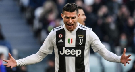 L'attaquant de la Juventus Cristiano Ronaldo, auteur d'un doublé face à la Sampdoria en Serie A, le 29 décembre 2018 à Turin.
