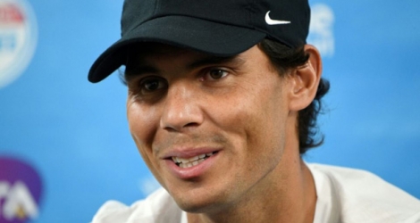 Rafael Nadal lors d'une conférence de presse, à Brisbane, le 1er janvier 2019.