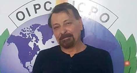 Photo fournie le 13 janvier 2019 par la police bolivienne de l'ex-militant d'extrême gauche italien Cesare Battisti après son arrestation.