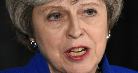 La Première ministre britannique Theresa May le 16 janvier 2019 à Londres.