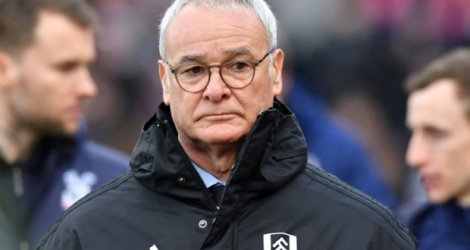 Claudio Ranieri, alors entraîneur de Fulham, avant le coup d'envoi du match contre Crystal Palace en Premier League, le 28 février 2019 à Londres.