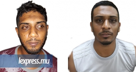 Nakeer Habib Moussa et Reaz Ahmudbokus ont été arrêtés jeudi.
