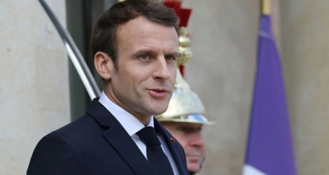 Le président Emmanuel Macron, le 26 mars 2019 à l'Elysée, à Paris.
