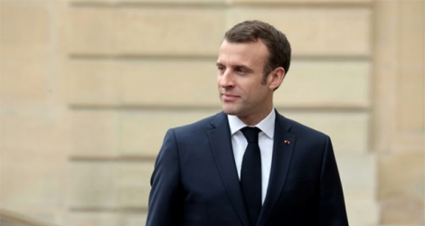 Emmanuel Macron à l'Elysée, le 19 février 2019.