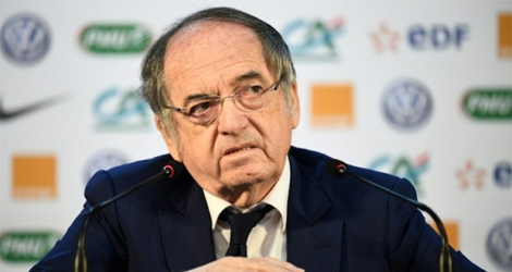 Le président de la Fédération française de football, Noël Le Graët, en conférence de presse, à Istra près de Moscou, le 14 juin 2018.