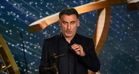 L'entraîneur lillois Christophe Galtier sacré aux trophées UNFP, le 19 mai 2019 à Paris.