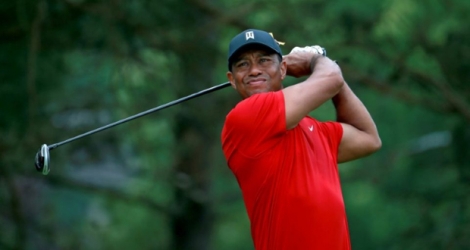 L'Américain Tiger Woods lors du 4e et dernier tour du Memorial Tournament, le 2 juin 2019 à Dublin (Ohio).