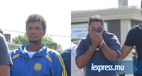 Sunil Krishna Dowlut et Steeve Nicolas Mariette ont été reconduits en cellule après leur comparution en cour de district de Rivière-du-Rempart, ce jeudi 6 juin.