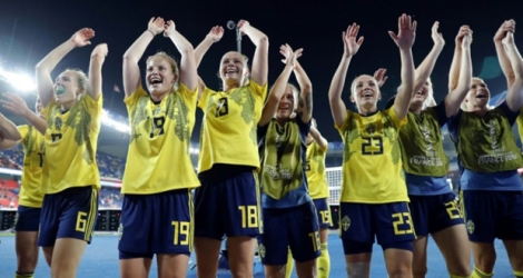 Les Suédoises éliminent les Canadiennes 1-0 lors du Mondial au Parc des Princes le 24 juin 2019.