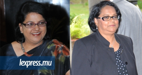Nalini Matadeen (à g.) sera chef juge p. i. et Rehana Mungly-Gulbul Senior Puisne Judge p.i.