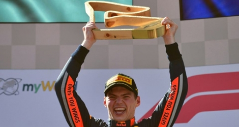 Le Néerlandais Max Verstappen (Red Bull) vainqueur du GP d'Autriche, à Spielberg, le 30 juin 2019.