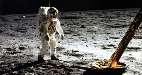 Buzz Aldrin sur la Lune, le 20 juillet 1969.