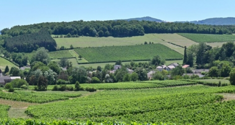 Le village de Chardonnay, le 10 juillet 2019.