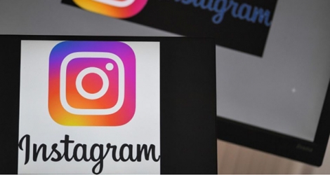 Le logo d'Instagram le 2 mai 2019 Photo LOIC VENANCE. AFP