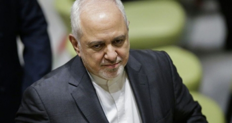 Photo d'archives du ministre iranien des Affaires étrangères Mohammad Javad Zarif au siège des Nations unies à New York le 17 juillet 2019.