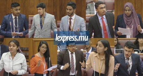 Les 76 députés en herbe ayant participé au National Youth Parliament ont vécu deux jours «mémorables».