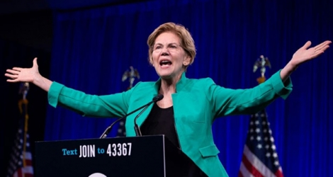 La sénatrice et candidate démocrate Elizabeth Warren à San Francisco, le 23 août 2019.