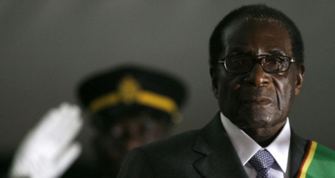 L'ancien président du Zimbabwe Robert Mugabe lors de son investiture le 29 juin 2008 à Harare.