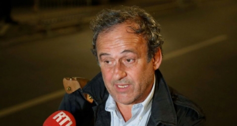 Michel Platini à Nanterre le 19 juin 2019.